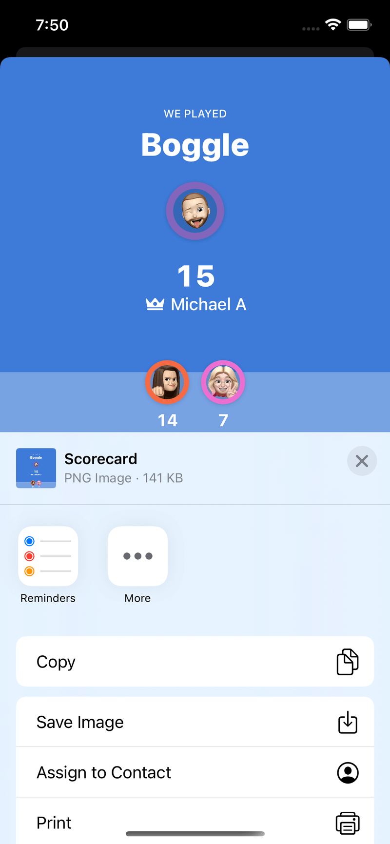 Scorecard iOS Score Tracking App